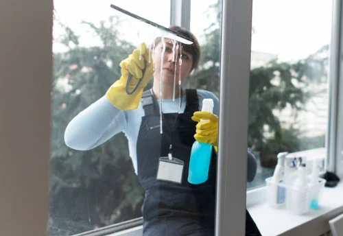 Nettoyage de vitres intérieures et extérieures au Gâvre